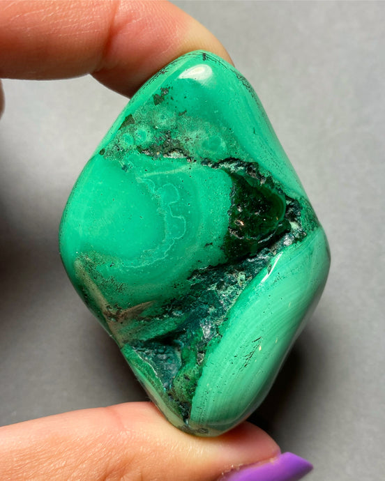 Malakit, Polerad - 5,5cm