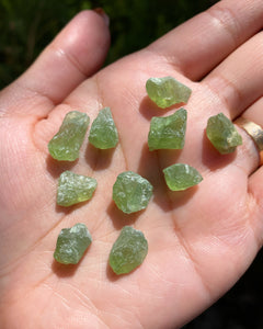 Norsk Peridot, rå bit mindre