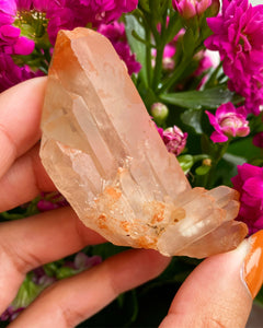 Bergkristall m. Järnoxid, Kluster - 6,6cm