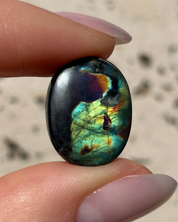 Spektrolit, Polerad - 18.7ct