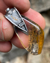Ladda upp bild till gallerivisning, Dendrit Kvarts, Tanzanit - Hänge - 925 Silver